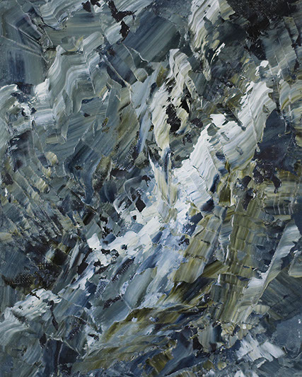 The greatest abstract oil paintings in the world. Shattered, 2017